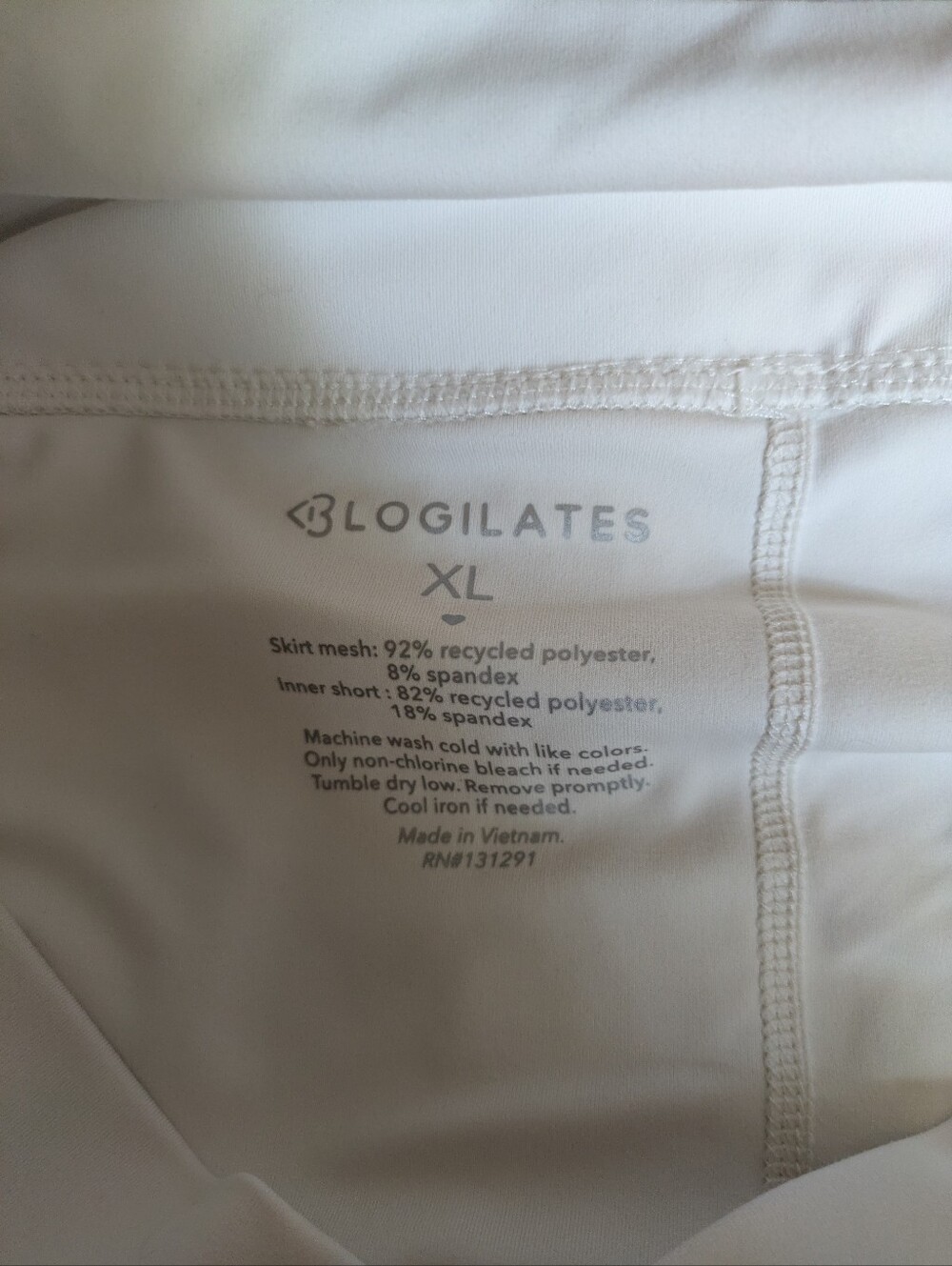Blogilates White Crossover Skirt - Picture 3 of 4